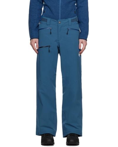 Mammut Stoney Hs Thermo Track Trousers - Blue
