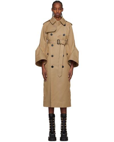 Flare Trench Coats for Women - Up to 75% off | Lyst