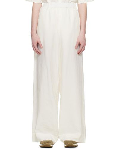 Casey Casey Off- Paola Trousers - White