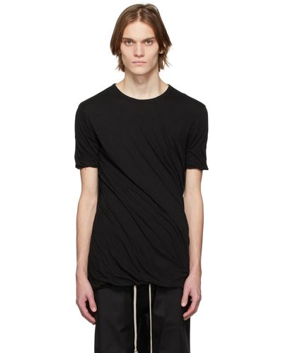 Rick Owens Double Short Sleeve T-shirt - Black