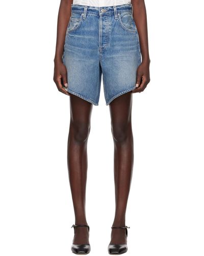 Citizens of Humanity Short gaucho bleu en denim