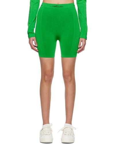 Amiri Jacquard Shorts - Green