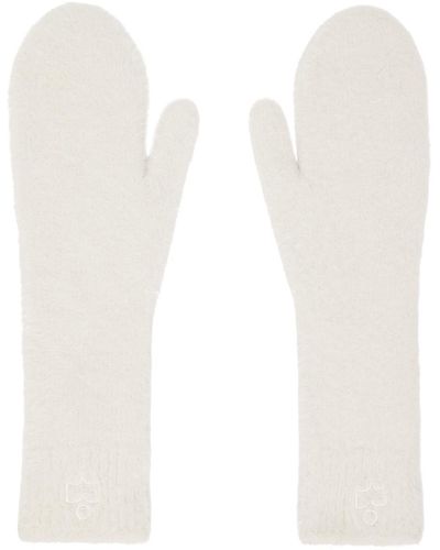 Isabel Marant Beige Manray Gloves - White