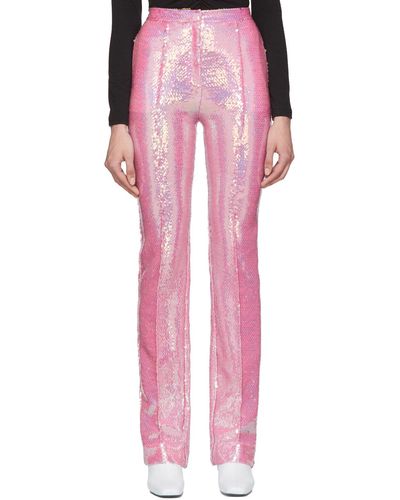 Rabanne Sequin Trousers - Pink