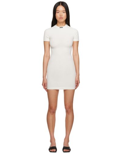 Heron Preston Off-white 'hpny' Minidress - Black