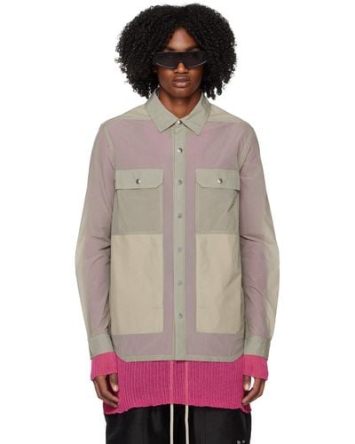 Rick Owens Off-white Outershirt Shirt - Multicolor