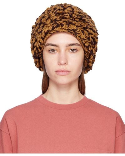 Bode Brown Loopy Beanie - Multicolor