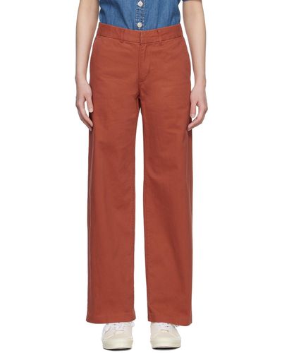 Levi's Pantalon ample - Rouge