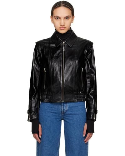 Mackage Amoree Leather Jacket - Black