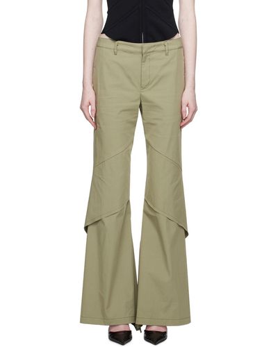 Dion Lee Draped Trousers - Multicolour