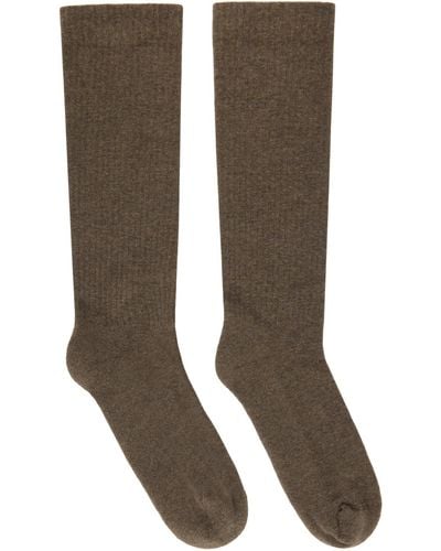 Rick Owens DRKSHDW Grey Luxor Socks