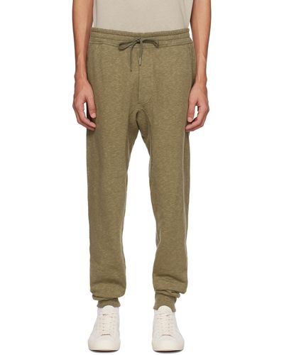 Tom Ford Khaki Drawstring Lounge Pants - Natural