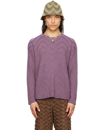 Isa Boulder Ssense Exclusive Sweater - Purple