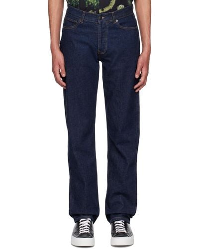 Sunspel Navy Regular-fit Jeans - Blue