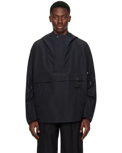 WOOYOUNGMI Blouson bleu marine à cordons coulissants - Noir