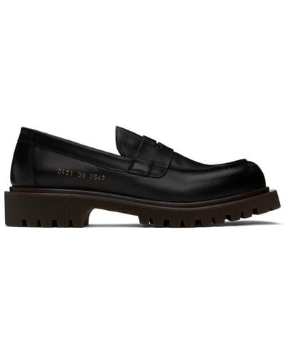 Common Projects Chunk Sole Loafers - Black