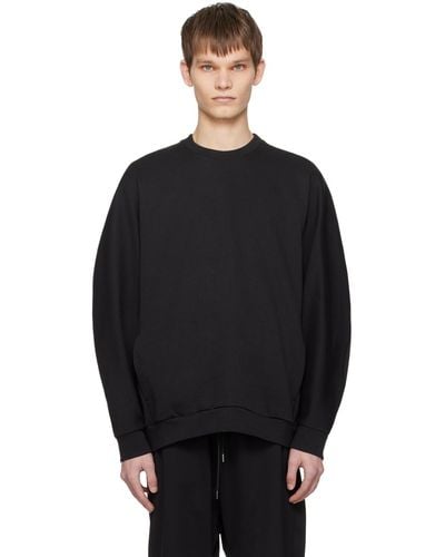Attachment Pocket Sweatshirt - Black