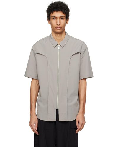 Han Kjobenhavn Zip Shirt - Gray