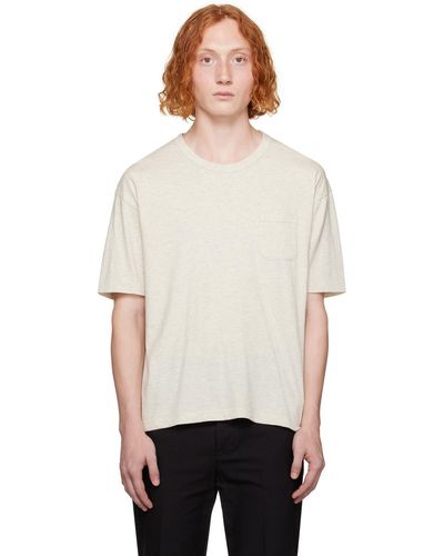 Visvim T-shirt surdimensionné ultimate blanc cassé - Noir