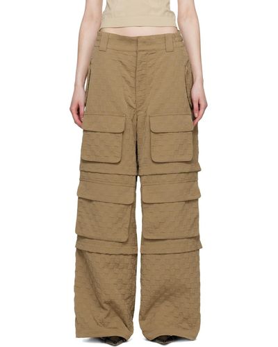MISBHV Ssense Exclusive Khaki Jordan Barrett Edition Trousers - Natural