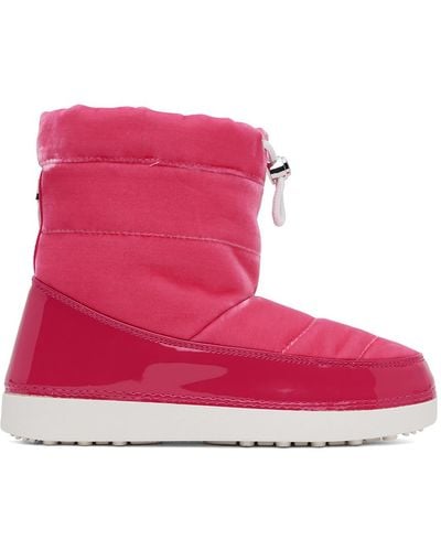 Giuseppe Zanotti Pink Snow Velvet Boots