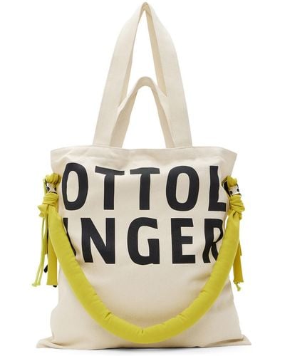 OTTOLINGER Off- Puffy String Tote - Natural