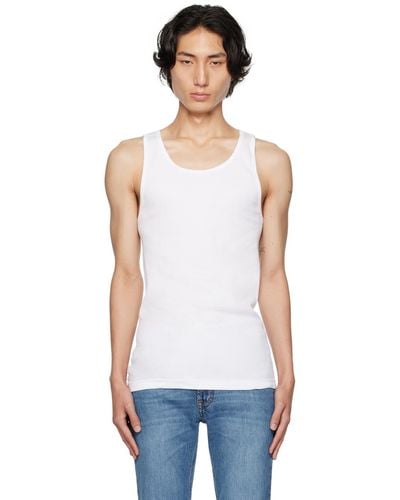 Calvin Klein Three-pack White Classic Fit Tank Tops