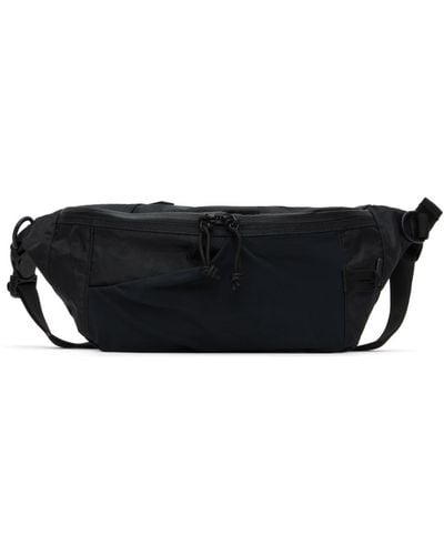 Snow Peak X-Pac Nylon Waist Bag - Black