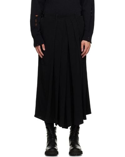 Yohji Yamamoto Ta Tuxedo R-Standard Hakama Ii Pants - Black