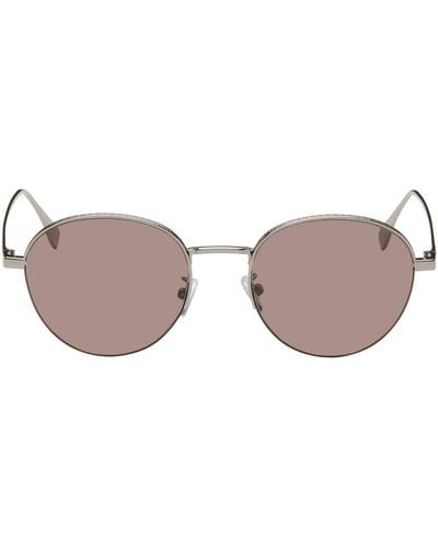 Fendi Pink & Silver Travel Sunglasses - Black
