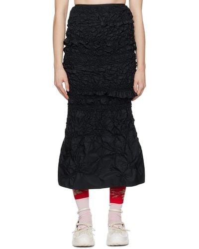 Cecilie Bahnsen Venus Midi Skirt - Black