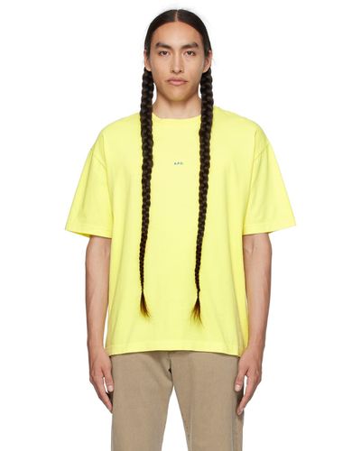A.P.C. T-shirt kyle jaune