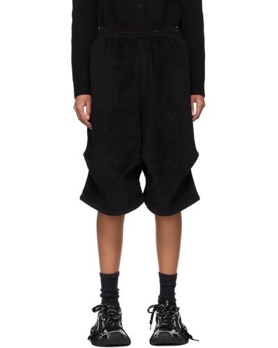 we11done Tuck Shorts - Black