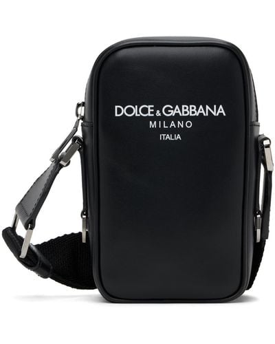 Dolce & Gabbana Dolce&gabbana Black Logo Messenger Bag