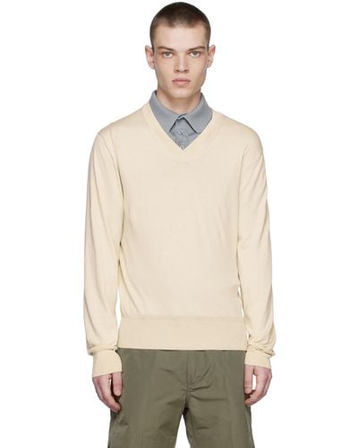 Tom Ford Beige Cotton Sweater - Multicolor