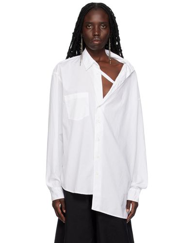 Ann Demeulemeester Chemise nelly blanche