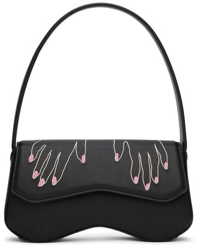 McQ Mcq Black Taylor Silk Edition Handsy Shoulder Bag