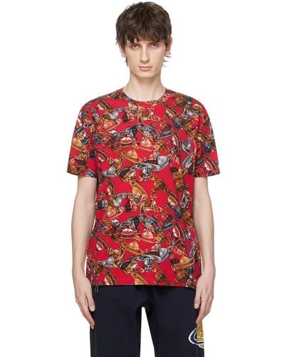 Vivienne Westwood マルチカラー Classic Tシャツ - レッド