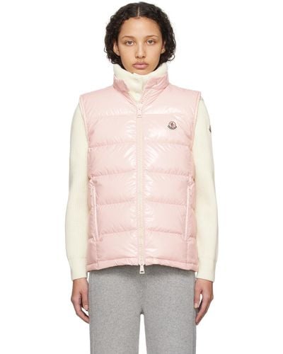 Moncler Alcibia ダウンベスト - ピンク