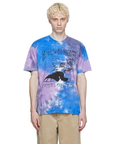 Howlin' T-shirt mauve et bleu édition dj harvey