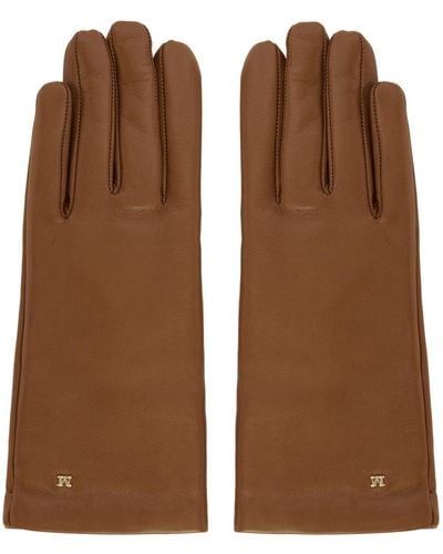 Max Mara Spalato Gloves - Brown