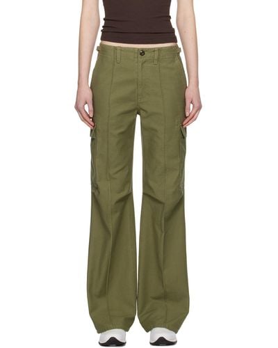 RE/DONE Green Military Pants