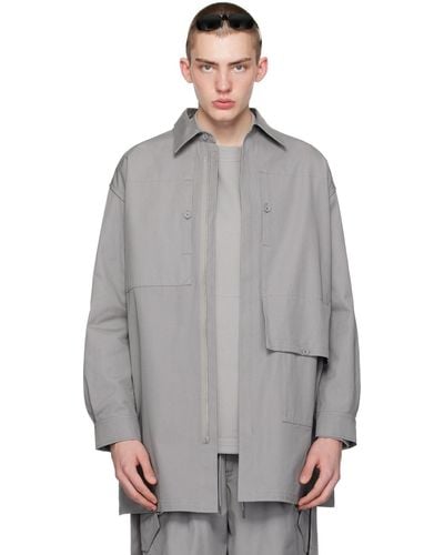 Y-3 Grey Workwear Jacket