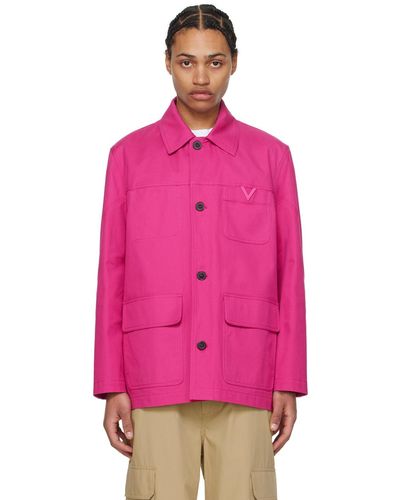 Valentino Caban Jacket - Pink