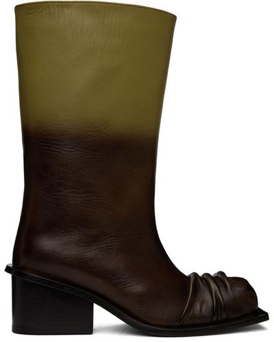 FIDAN NOVRUZOVA Gathe Boots - Green