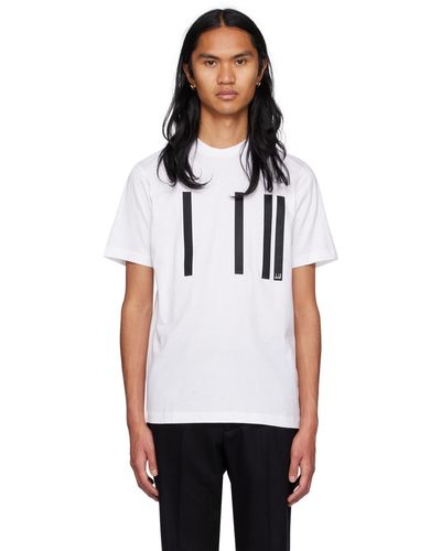Dunhill T-shirt blanc à image