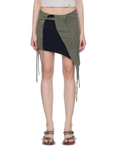 OTTOLINGER Ssense Exclusive Taupe & Miniskirt - Black