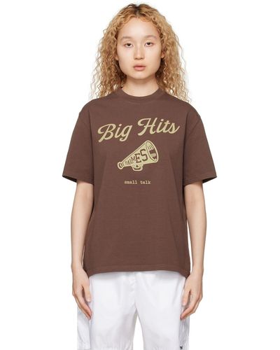 Palmes T-shirt 'big hits' brun - Marron