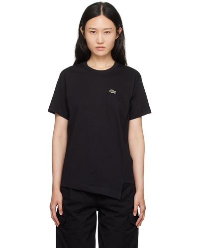 Comme des Garçons Comme Des Garçons Shirt Black Lacoste Edition T-shirt