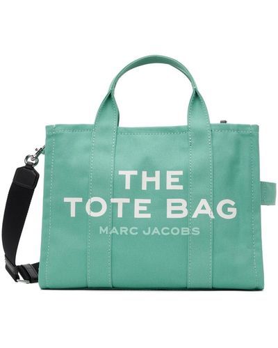 Marc Jacobs Blue 'the Medium' Tote - Green